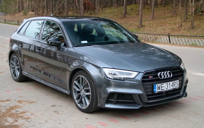 Audi S3 cena 132000 przebieg: 67000, rok produkcji 2017 z Warszawa małe 436